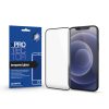 XPRO™ Edzett üveg 0.33 Full 3D fekete FG kijelzővédő üveg / üvegfólia Apple iPhone 12 / 12 Pro készülékhez