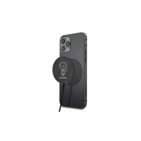 Karl Lagerfeld Mágneses Magsafe QI töltő 15W KLCBMSIKBK