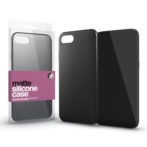 XPRO™ Szilikon matte tok ultravékony fekete Samsung Galaxy A03S készülékhez