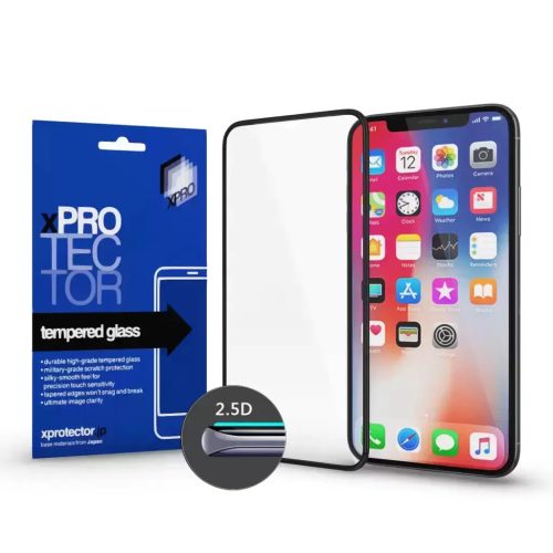 XPRO™ Edzett üveg Full 2.5D fekete 0.33 kijelzővédő üveg / üvegfólia Samsung Galaxy A33 5G készülékhez
