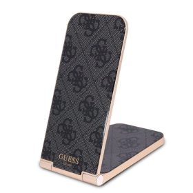   Guess QI15W 2IN1 QI vezeték nélküli töltőállomás GUDCFAL4PEGK Fekete