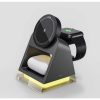 3in1 QI magnetic Crystal light charger 15W Black