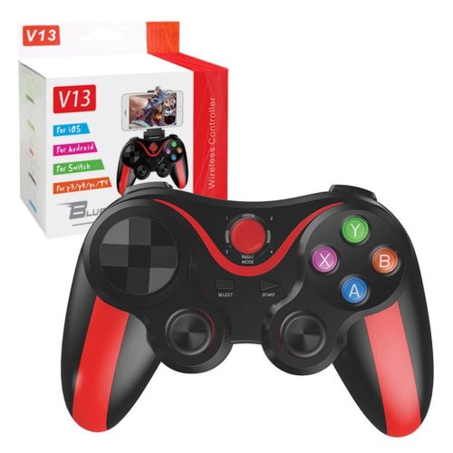 Techsuit - Vezeték nélküli Konttekercser (V13) - bluetooth V4.0, 2.4G, 400mAh, Univerzális - Piros