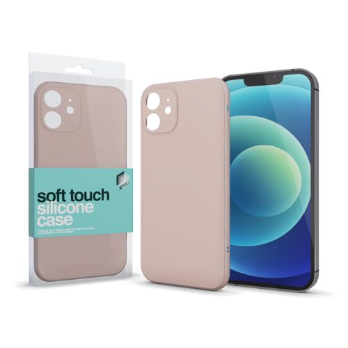 XPRO™ Soft Touch szilikon tok Slim púder rózsaszín Samsung Galaxy A55 készülékhez