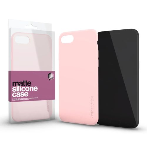 XPRO™ Szilikon matte tok ultravékony Púder rózsaszín Samsung Galaxy A06 készülékhez