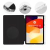 OBAL:ME MistyTab fekete Smartbook tok, penci tartóval Xiaomi Redmi Pad SE 11.0' táblagéphez