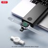 XO vezeték nélküli Apple Watch töltő QI CX026 USB+USB-C 2,5W fekete