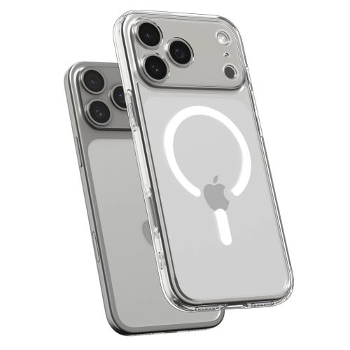 Spigen Ultra Hybrid MagSafe védőtok Apple iPhone 17 Pro Max készülékhez, clear white