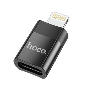 Adapter USB C to Lightning Hoco UA17 black