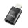 Adapter USB C to Lightning Hoco UA17 black