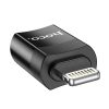Adapter USB C to Lightning Hoco UA17 black
