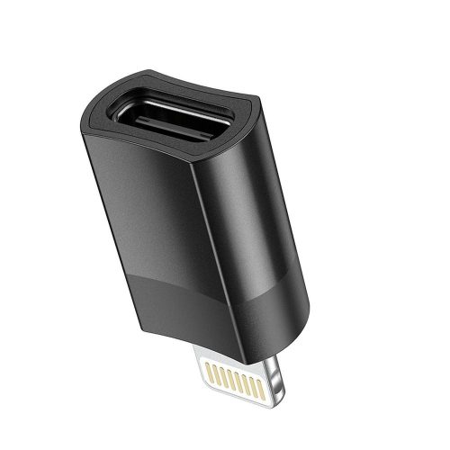 Adapter USB C to Lightning Hoco UA17 black