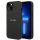 GUESS tok iPHONE 14 Plus-hoz GUHCP14MPSASBBK (Saffiano fém logóval) fekete