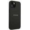 GUESS tok iPHONE 14 Plus-hoz GUHCP14MPSASBBK (Saffiano fém logóval) fekete