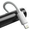 BASEUS kábel Type C to Lightning PD 5A 20W Wisdom TZCATLZJ-02 2 db 1,5 m fehér