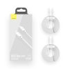 BASEUS kábel Type C to Lightning PD 5A 20W Wisdom TZCATLZJ-02 2 db 1,5 m fehér