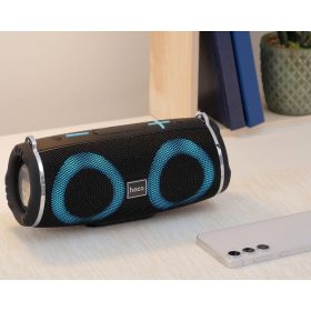 Wireless speaker LED 2 x 5W 2h Hoco HC12 black