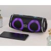 Wireless speaker LED 2 x 5W 2h Hoco HC12 black