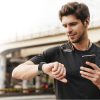 DUX DUCIS strap MIXTURE II stretchable braided for Apple Watch 42 / 44 / 45 mm black