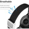 DUX DUCIS strap MIXTURE II stretchable braided 20 mm black