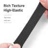 DUX DUCIS strap MIXTURE II stretchable braided 20 mm black