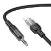 HOCO cable AUX Audio Jack 3,5mm to Lightninng 8-pin UPA27 1,2m black