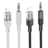 HOCO cable AUX Audio Jack 3,5mm to Lightninng 8-pin UPA27 1,2m black