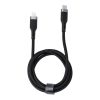 WiWU - Platinum Series Adatkábellel Wi-C013 USB C Lightning 30W 1,2m - fekete