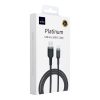WiWU - Platinum Series Adatkáble Wi-C019 USB A to USB C 3A 1,2m - fekete