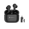 CELL F-AUDIO Super Clear Calls vezeték nélküli fejhallgató bluetooth TWS ANC + ENC + DONGLE fekete