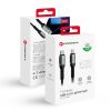 CELL F-ENERGY C259 kábel Type C - Lightning PD 3A 27W Cafule 1,2 m fekete