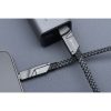 CELL F-ENERGY C241 4in1 kábel Type C / USB A to Type C / Lightning QC PD 3A 60W 1 m króm