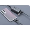 CELL F-ENERGY C241 4in1 kábel Type C / USB A to Type C / Lightning QC PD 3A 60W 1 m króm