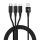 Cable 3in1 USB A to Lightning / Type C / Micro USB C171 1,2 m fekete