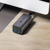CELL F-ENERGY GaN III VT-49 asztali töltő 2 x Type C + 2 x USB A PD QC4.0 SFC2.0 5A 100W szürke