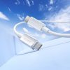 HOCO cable Type C to Type C 3A 60W X107 1 m fehér