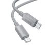 HOCO cable Type C to Type C 3A 60W X107 1 m szürke