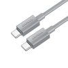 HOCO cable Type C to Type C 3A 60W X107 1 m szürke