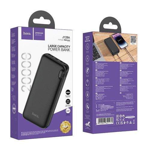 Powerbank Hoco 20000 mAh 2A J128A black