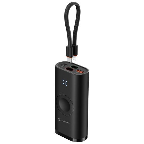 

CELL F-ENERGY F10K4 powerbank, kompatibilis az Apple Watch PD QC3.0 3A 22,5W 10000 mAh fekete