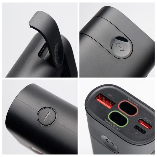 

CELL F-ENERGY F10K4 powerbank, kompatibilis az Apple Watch PD QC3.0 3A 22,5W 10000 mAh fekete