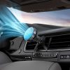 CELL F-GRIP Cool Mag mágneses autós tartó szélvédőre / légbefúvóra Cold Protect hűtési technológiával, vezeték nélküli töltéssel kompatibilis a MagSafe Qi2 15W töltővel fekete
