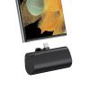 kék STAR powerbank 5000 mAh beépített Type C csatlakozóval 2,1A W0556 fekete