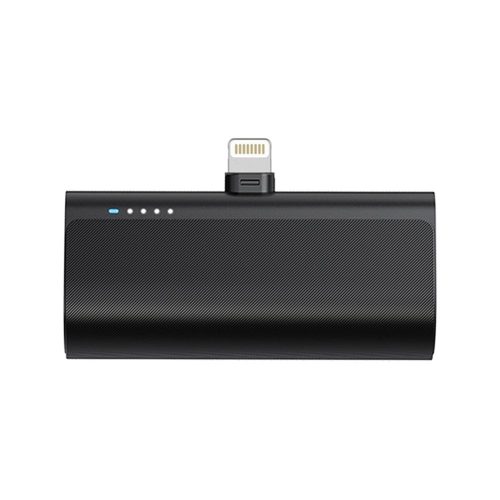 kék STAR powerbank 5000 mAh beépített Lightning csatlakozóval, 2,1A W0556P fekete