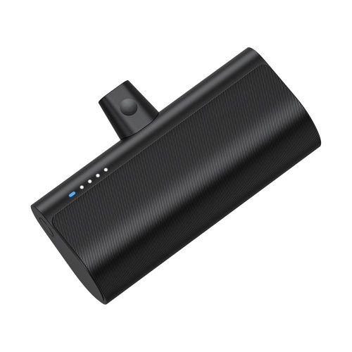 kék STAR powerbank 5000 mAh beépített Lightning csatlakozóval, 2,1A W0556P fekete