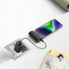 kék STAR powerbank 5000 mAh beépített Lightning csatlakozóval, 2,1A W0556P fekete