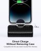 VEGER powerbank 5000 mAh beépített Lightning csatlakozóval PlugOn PD QC3.0 3A 20W W0558P fekete