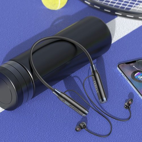 HOCO vezeték nélküli fülhallgató bluetooth nyakpánt ES62 fekete