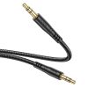 HOCO kabel AUX Jack 3,5 mm (férfi) to Jack 3,5 mm (férfi) UPA24 1 m fekete