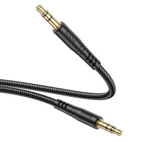 Cable AUX Jack 3,5 mm to Jack 3,5 mm Hoco 1 m UPA24 black